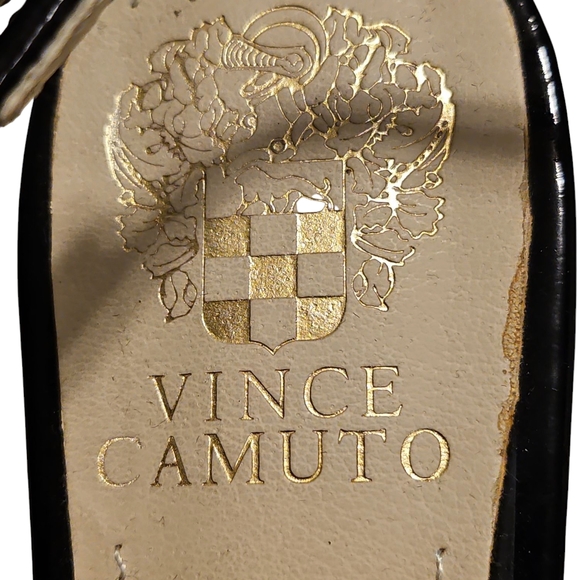 Vince Camuto Black Perforated Flats - Picture 3 of 3